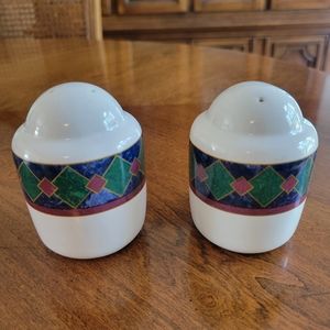 PFALTZGRAFF Salt & Pepper Shakers 2PC Set Amalfi Classic Ceramic